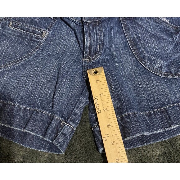 Kiang Brasil Denim Jean Shorts Women’s Sz 38 (US 4/6) Blue 100% Cotton 5" Inseam - Picture 7 of 11